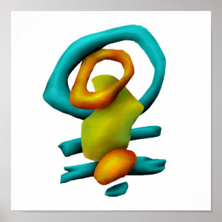 Abstraktes Ding Poster