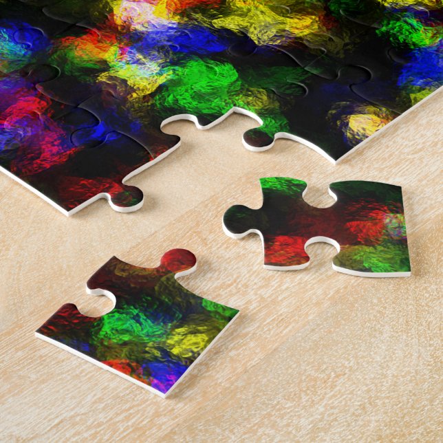 Abstraktes Disco-Puzzle Puzzle (Seite)