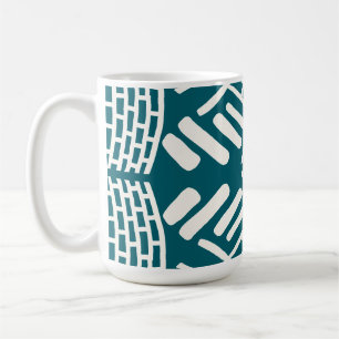 abstraktes Doodle modern Kaffeetasse