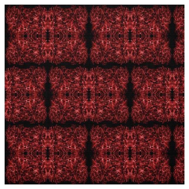 Abstraktes dynamisches rotes Muster, Stoff (Muster)