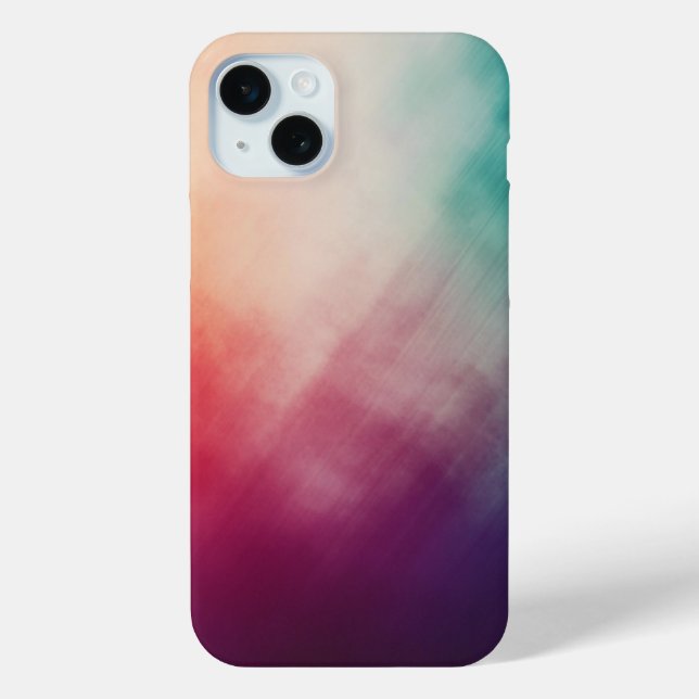 Abstraktes elegantes, buntes Malmuster Case-Mate iPhone Hülle (Rückseite)