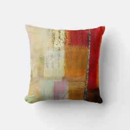 Abstraktes elegantes, buntes Malmuster Kissen