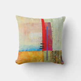 Abstraktes elegantes, buntes Malmuster Kissen