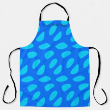 Abstraktes Ellipsen-Muster-All-Over-Print-Schürze
