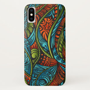 Abstraktes ethnisches Wallpaper Case-Mate iPhone Hülle
