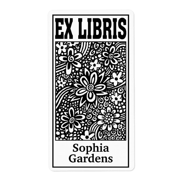 Abstraktes Ex Libris (Vorne)