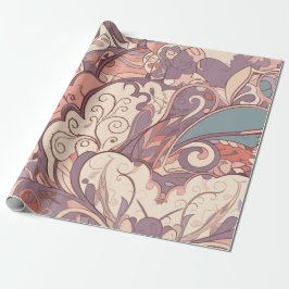 Abstraktes Faltpapier Pastell Geschenkpapier