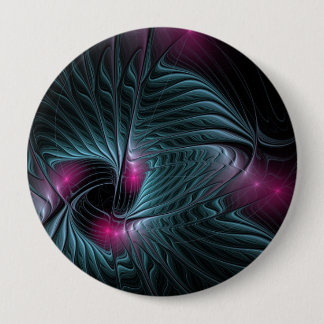 Abstraktes Fantasy-Fraktal Button