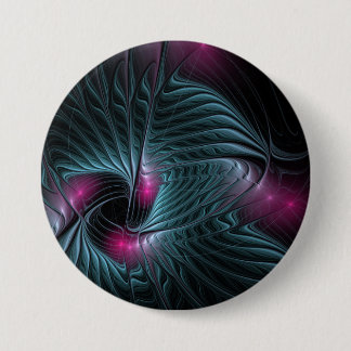 Abstraktes Fantasy-Fraktal Button