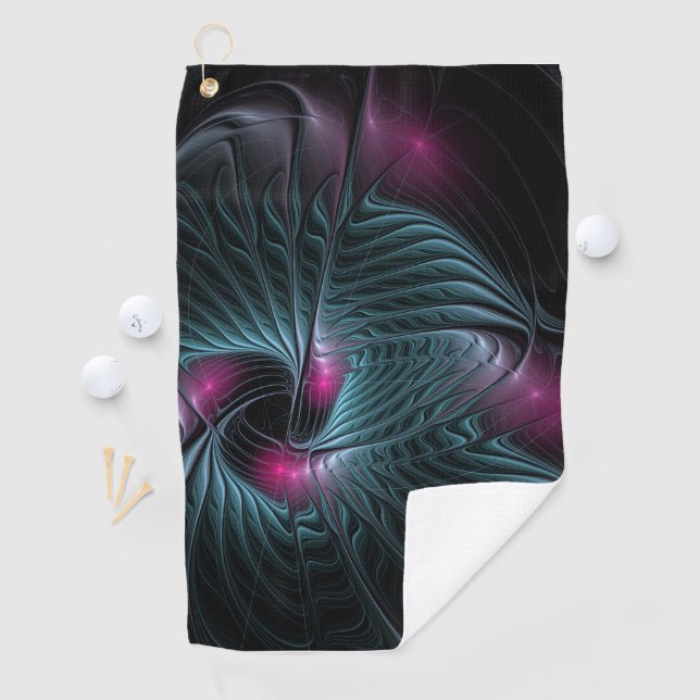 Abstraktes Fantasy-Fraktal Golfhandtuch (Insitu)