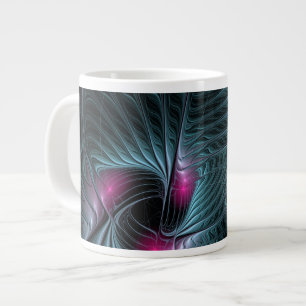 Abstraktes Fantasy-Fraktal Jumbo-Tasse