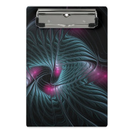 Abstraktes Fantasy-Fraktal Mini Klemmbrett