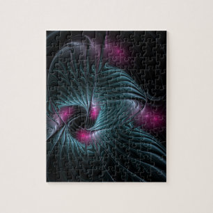 Abstraktes Fantasy-Fraktal  Puzzle