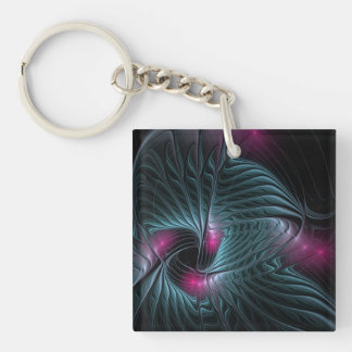Abstraktes Fantasy-Fraktal Schlüsselanhänger