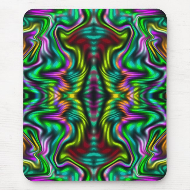 Abstraktes farbenfrohes Muster. Mousepad (Vorne)
