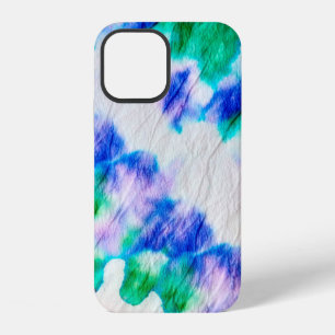 Abstraktes farbenfrohes Tie-Dye-Muster auf einem z iPhone 12 Hülle