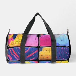 Abstraktes Farbenmuster Duffle Bag