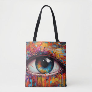 Abstraktes farbiges Auge