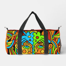 Abstraktes farbiges Design Duffle Bag