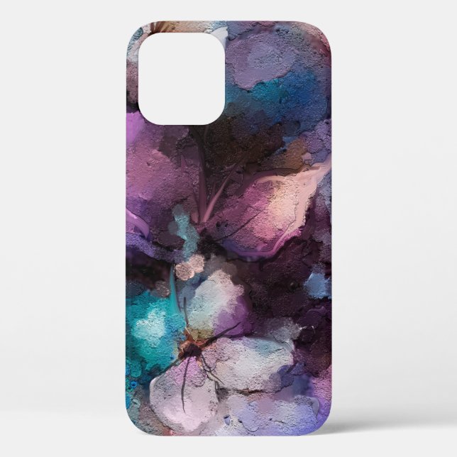 Abstraktes farbiges Öl, Acrylmalerei  Case-Mate iPhone Hülle (Rückseite)