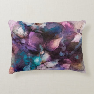 Abstraktes farbiges Öl, Acrylmalerei  Dekokissen
