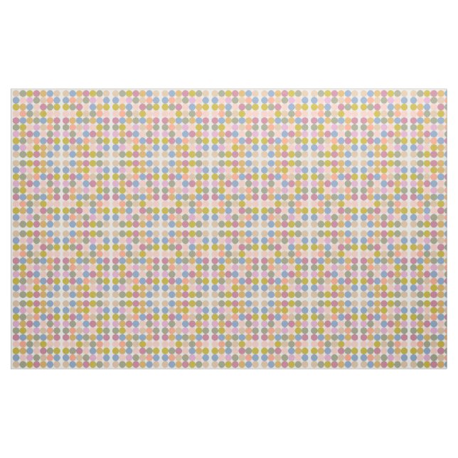 Abstraktes, farbiges Rundmuster Stoff (Fat Quarter (45,7 x 55,9 cm))