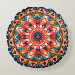 Abstraktes Farbkombinations-Kissen Rundes Kissen