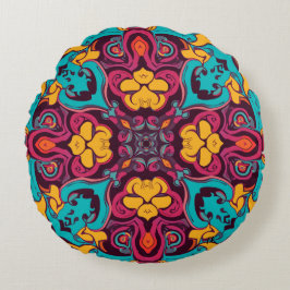 Abstraktes Farbkombinations-Kissen Rundes Kissen
