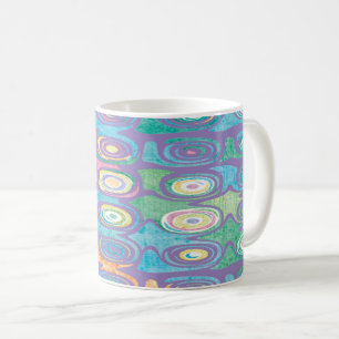 Abstraktes Farbmuster 1 Kaffeetasse