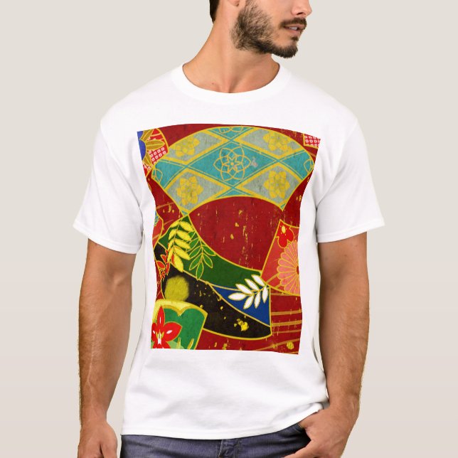 Abstraktes Farbmuster 4 T-Shirt (Vorderseite)