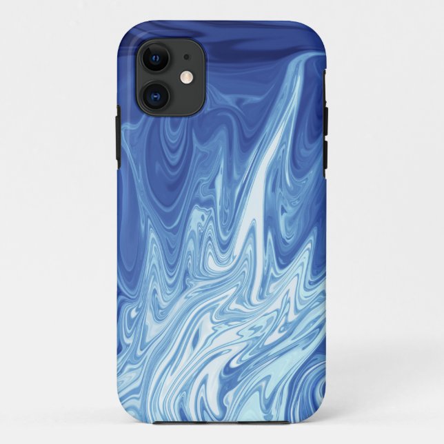 Abstraktes Farbmuster Case-Mate iPhone Hülle (Rückseite)