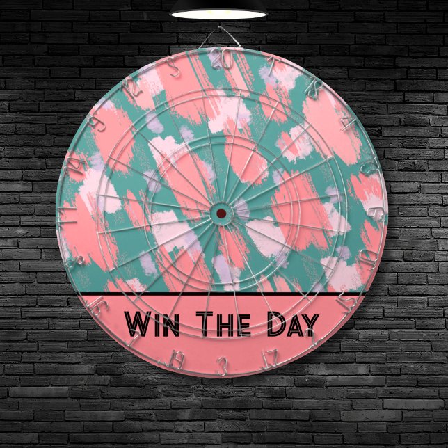 Abstraktes Farbmuster Dartscheibe (Cool Colorful Pattern Dart Board)