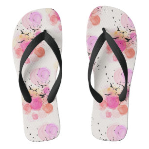 Abstraktes Farbmuster Flip Flops