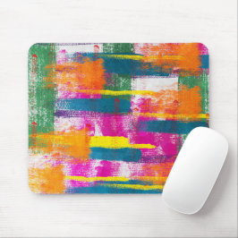 Abstraktes Farbmuster Mousepad