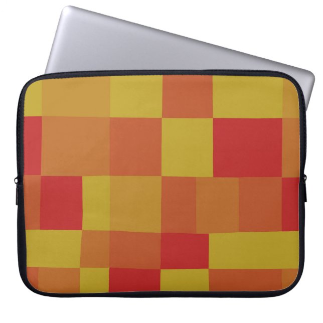 Abstraktes Farbmuster Muster 280913 Laptopschutzhülle (Vorderseite)