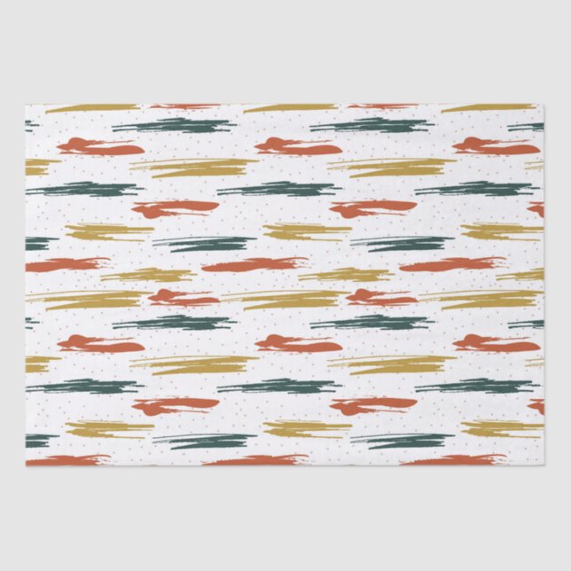 Abstraktes Farbmuster Seidenpapier (Vorderseite)