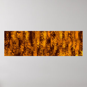 Abstraktes Farbpixel Poster