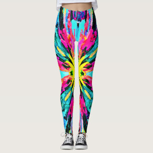 Abstraktes Farbverlaufsmuster Leggings