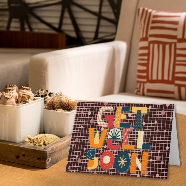 Abstraktes, feines Gitter und Dotted wird bald gut Karte (Von Creator hochgeladen)