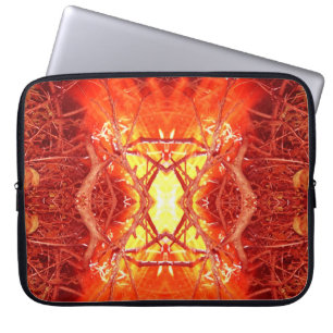Abstraktes Feuer Laptopschutzhülle