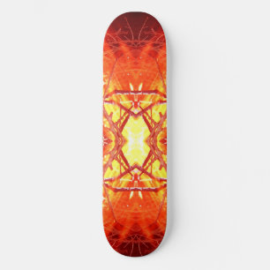 Abstraktes Feuer Skateboard