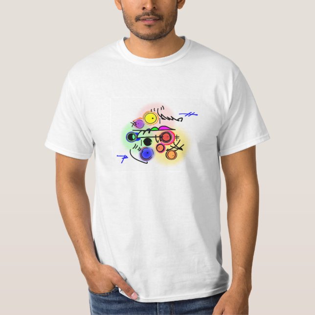 abstraktes fish2 T-Shirt (Vorderseite)
