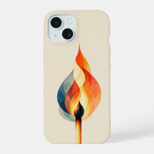 Abstraktes Flammen-Handyhülle iPhone 15 Hülle