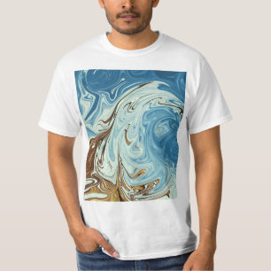 Abstraktes Fließverhalten T-Shirt