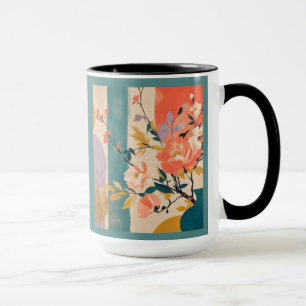 "Abstraktes Floral" Tasse