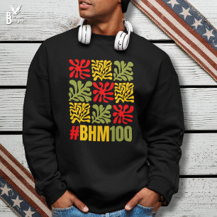 Abstraktes Florales BHM 100 Jahre Black History Mo Sweatshirt