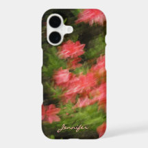 Abstraktes florales Motion-Design mit individuelle