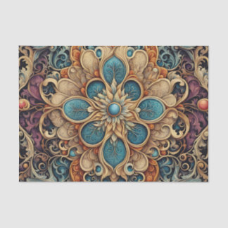 abstraktes florales Muster 7 Seidenpapier