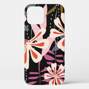 Abstraktes florales Oberflächenmuster nahtloser Hi Case-Mate iPhone Hülle