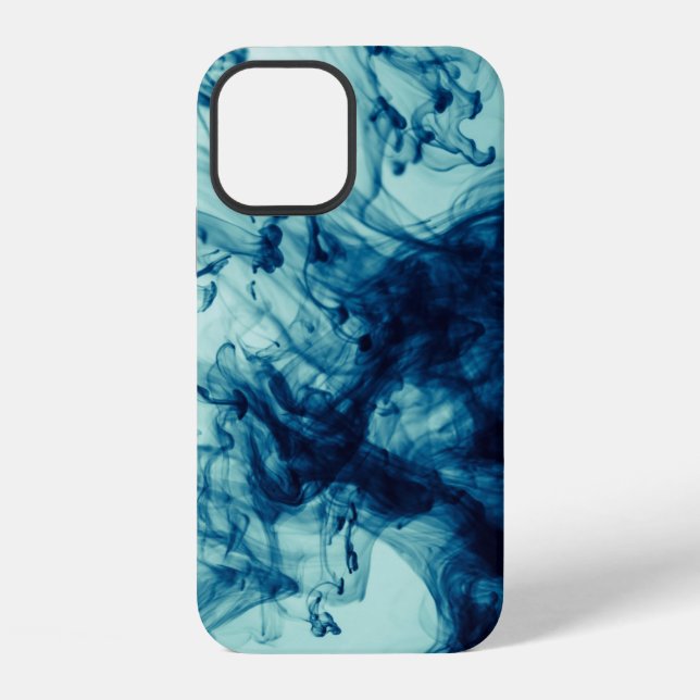 Abstraktes, flüssiges, modernes Design iPhone Hülle (Rückseite)
